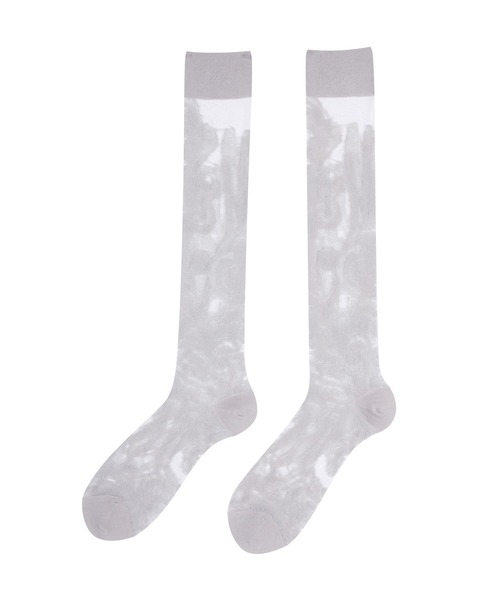 JNBY(ジェーエヌビーワイ)の「Elegant Sheer Socks / エレガントシアーソックス(ソックス/靴下・レディース・ブラック/グリーン/ピンク/グレー・ONE SIZE)」の3枚目の写真