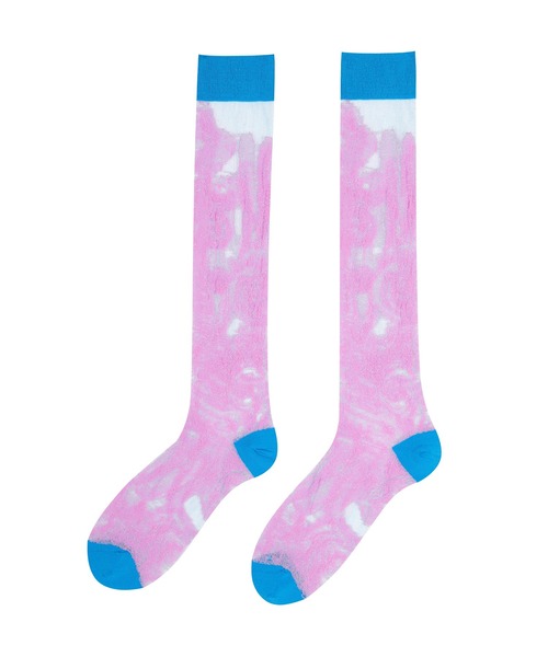 JNBY(ジェーエヌビーワイ)の「Elegant Sheer Socks / エレガントシアーソックス(ソックス/靴下・レディース・ブラック/グリーン/ピンク/グレー・ONE SIZE)」の4枚目の写真