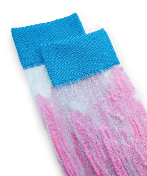 JNBY(ジェーエヌビーワイ)の「Elegant Sheer Socks / エレガントシアーソックス(ソックス/靴下・レディース・ブラック/グリーン/ピンク/グレー・ONE SIZE)」の21枚目の写真