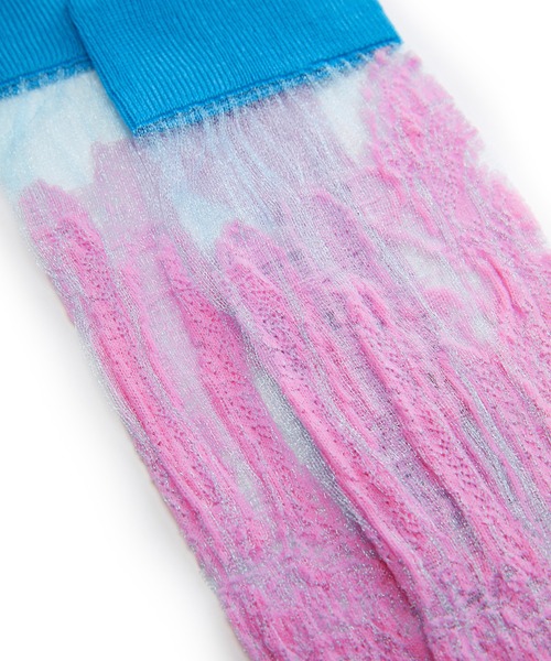 JNBY(ジェーエヌビーワイ)の「Elegant Sheer Socks / エレガントシアーソックス(ソックス/靴下・レディース・ブラック/グリーン/ピンク/グレー・ONE SIZE)」の22枚目の写真