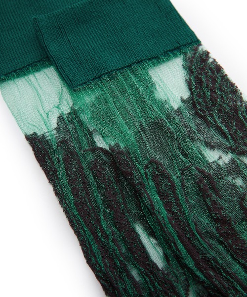 JNBY(ジェーエヌビーワイ)の「Elegant Sheer Socks / エレガントシアーソックス(ソックス/靴下・レディース・ブラック/グリーン/ピンク/グレー・ONE SIZE)」の17枚目の写真