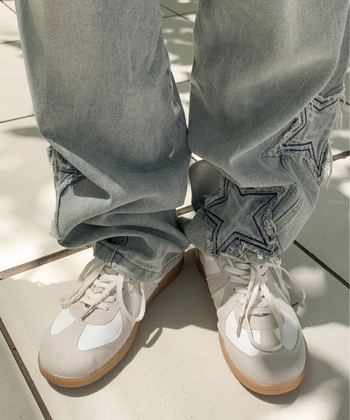 SHEPP（シープ）の「ジャーマントレーナー スニーカー（スニーカー・レディース・ブラック/ホワイト・36/38/40）」の19枚目の写真