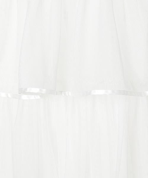 PAGEBOY（ページボーイ）の「チュールオーバーキャミワンピース（ワンピース・レディース・ブラック/ネイビー/アイボリー・FREE）」の11枚目の写真