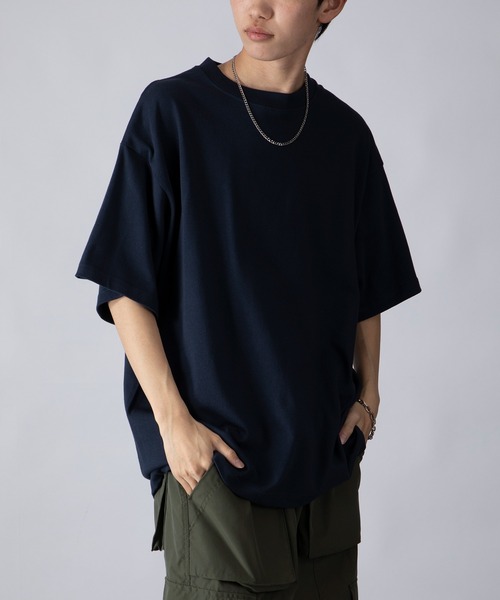 United Athle（ユナイテッドアスレ）の「肉厚ながら優しい着心地！【United Athle】8.2オンス オーガニックコットン 半袖 無地Tシャツ ビッグシルエット オーバーサイズ 5117（Tシャツ/カットソー・レディース・ホワイト/ネイビー/ブラック・L/M/XL/XXL）」の3枚目の写真