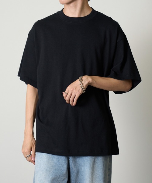 United Athle（ユナイテッドアスレ）の「肉厚ながら優しい着心地！【United Athle】8.2オンス オーガニックコットン 半袖 無地Tシャツ ビッグシルエット オーバーサイズ 5117（Tシャツ/カットソー・レディース・ホワイト/ネイビー/ブラック・L/M/XL/XXL）」の17枚目の写真