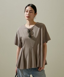 SALON adam et rope' | スウィングフレアーペプラムTシャツ(Tシャツ/カットソー)