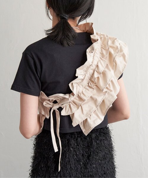 ナイロン風マルチWAYフリル/マルチウェイフリル/つけ襟
