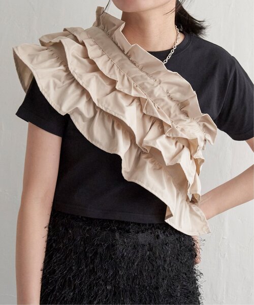 ナイロン風マルチWAYフリル/マルチウェイフリル/つけ襟