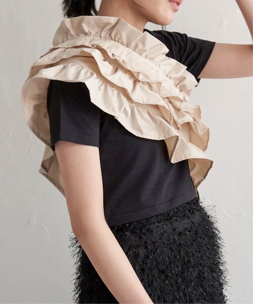 ナイロン風マルチWAYフリル/マルチウェイフリル/つけ襟