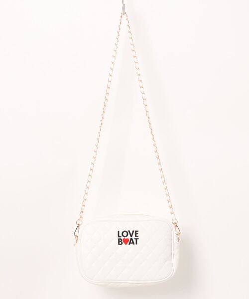 LOVE BOAT(ラブ・ボート)の「LOVEBOAT ラウンドショルダーバッグ(ショルダーバッグ・レディース・ホワイト/ブラック/ライトブルー/ライトピンク・FREE)」の2枚目の写真