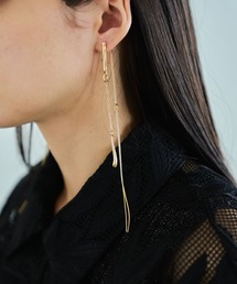 HARE | アシメドロップラインピアス(HARE)(ピアス（両耳用）)