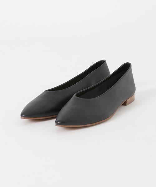 URBAN RESEARCH（アーバンリサーチ）の「レザーポインテッドフラットシューズ（その他シューズ・レディース・ブラック/シルバー/ピンク・36/37/38）」の14枚目の写真