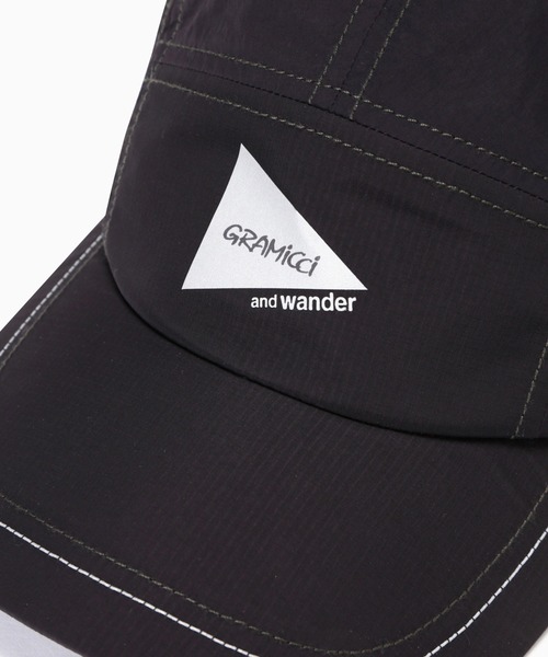 and wander (アンドワンダー) gramicci zigzag stitch hat