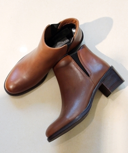 LE TALON（ルタロン）の「5CMレザーサイドゴアショート◆（ブーツ・レディース・ブラック/キャメル/ブラック系その他・36/37/38/37.5/35.5/36.5）」の18枚目の写真