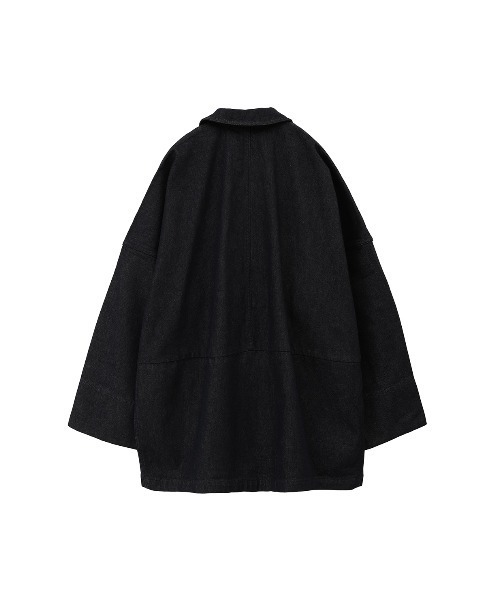 CLANE(クラネ)の「CLANE/クラネ/DENIM OVER JACKET(デニムジャケット・レディース・その他/インディゴブルー・1)」の3枚目の写真