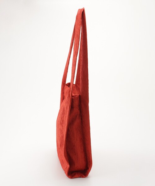 &Bridge(アンドブリッジ)の「Earth Made (アースメイド) シワ加工バッグ(RD)(トートバッグ・レディース・ワインレッド・99)」の3枚目の写真
