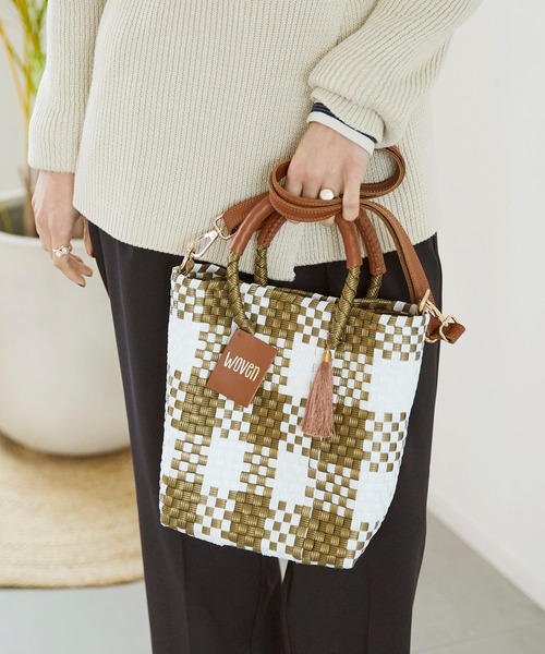 WOVEN（ウーヴン）の「WOVEN (ウーヴン) / メキシコ製 2WAY ミニバッグ