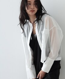 ◆シアークロップドシャツ