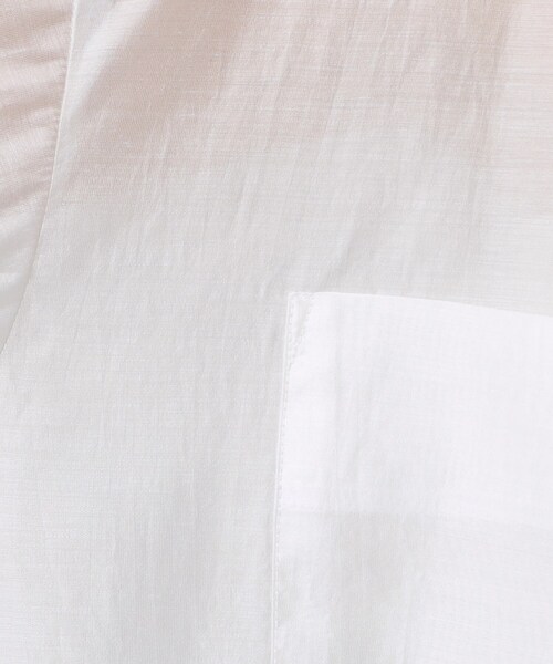 GALLEST(ギャレスト)の「◆シアークロップドシャツ(シャツ/ブラウス・レディース・ホワイト/ブラック/パープル/オレンジ系・38)」の18枚目の写真