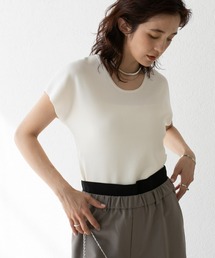 RIVE DROITE | クールタッチUネックフレンチニット(ニット/セーター)