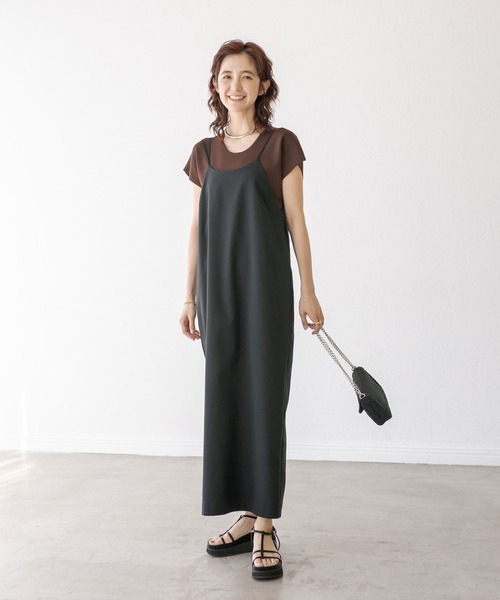 RIVE DROITE（リヴドロワ）の「クールタッチUネックフレンチニット（ニット/セーター・レディース・ブラック/ブラウン/オフホワイト・FREE）」の16枚目の写真