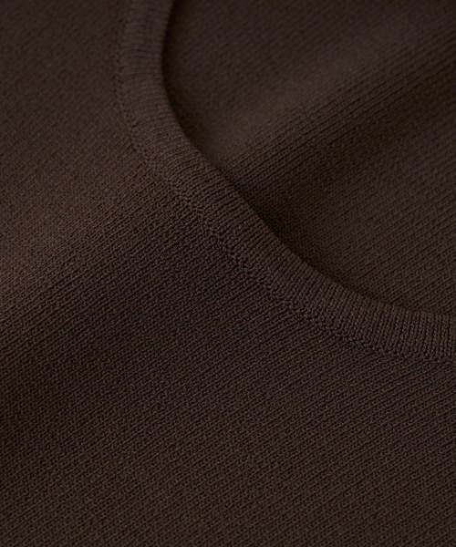 RIVE DROITE（リヴドロワ）の「クールタッチUネックフレンチニット（ニット/セーター・レディース・ブラック/ブラウン/オフホワイト・FREE）」の20枚目の写真
