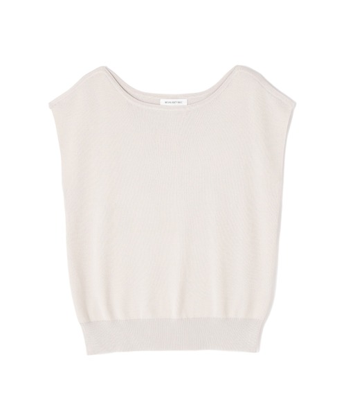 NATURAL BEAUTY BASIC（ナチュラルビューティーベーシック）の「◇総針ベーシックシリーズ　ボートネックニット（ニット/セーター・レディース・ブラック/オフホワイト/ブルー/ピンク・FREE）」の7枚目の写真