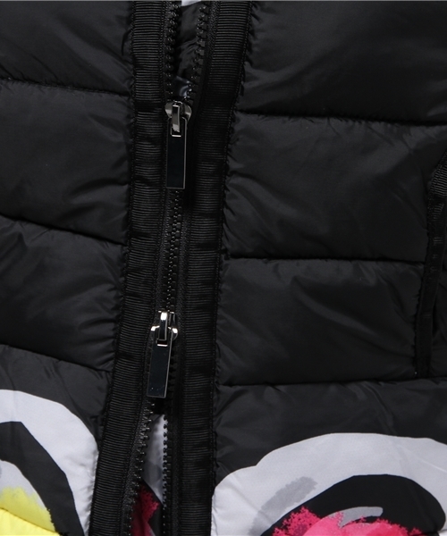 Desigual(デシグアル)の「「Desigual/デシグアル」カラフルドット柄ダウンジャケット(ダウンジャケット/コート・レディース・ブラック・LARGE/X-LARGE/SMALL/XX-LARGE/MEDIUM)」の11枚目の写真