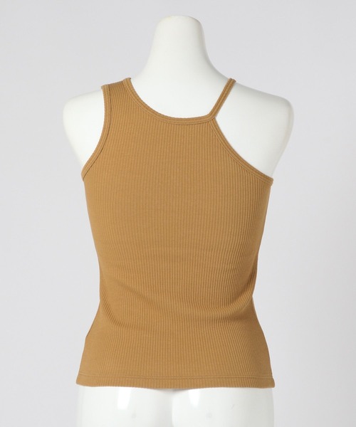 bijorie(ビジュリィ)の「【bijorie】カップ付きアシメアメスリ/NEW BASIC 24SS(タンクトップ・レディース・ブラック/オフホワイト/キャメル・M/L/LG)」の14枚目の写真