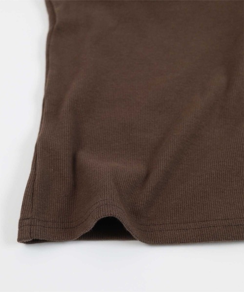 UR'S（ユアーズ）の「カップ付スクエアネックトップス/タンクトップ（タンクトップ・レディース・ブラック/ブラウン/ホワイト/ピンク・S/L/M）」の18枚目の写真