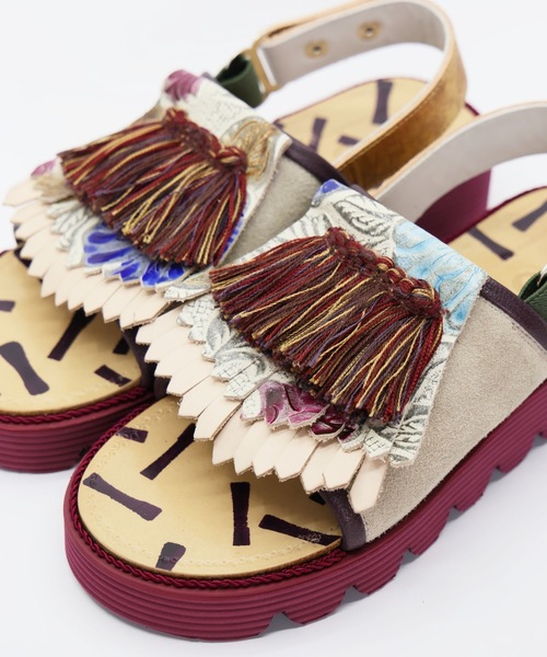 JUCO.（ジュコ）の「フラワーベットサンダル（サンダル・レディース・ボルドー・24.5cm/23.5cm/22.5cm）」の11枚目の写真