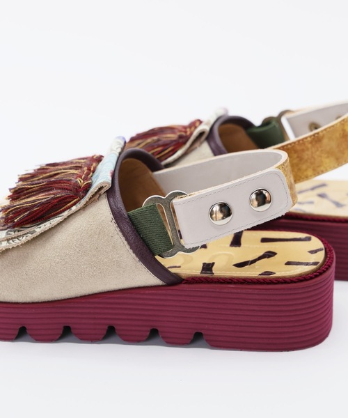 JUCO.（ジュコ）の「フラワーベットサンダル（サンダル・レディース・ボルドー・24.5cm/23.5cm/22.5cm）」の12枚目の写真