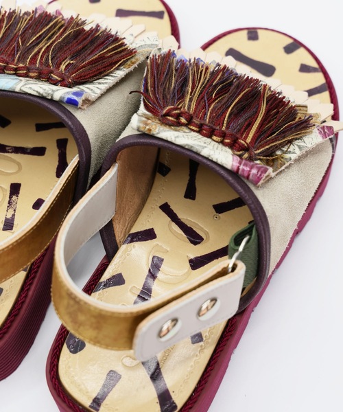 JUCO.（ジュコ）の「フラワーベットサンダル（サンダル・レディース・ボルドー・24.5cm/23.5cm/22.5cm）」の14枚目の写真