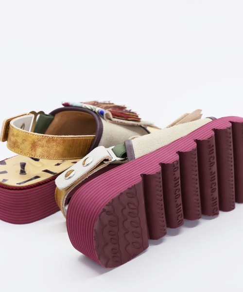 JUCO.（ジュコ）の「フラワーベットサンダル（サンダル・レディース・ボルドー・24.5cm/23.5cm/22.5cm）」の15枚目の写真