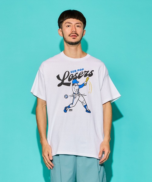 SUB POP(サブポップ)の「S/S PRINT TEE "LOSERS" / ショートスリーブ プリント ティー "ルーザーズ”(Tシャツ/カットソー・メンズ・ホワイト・MEDIUM/SMALL/X-LARGE/LARGE)」の8枚目の写真