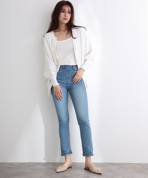 ElegChic(エレグシック)の「キーネックドルマンカーディガン(カーディガン/ボレロ・レディース・ブラック/グレイッシュベージュ/オフホワイト/ネイビー・M/XL/4L)」の13枚目の写真