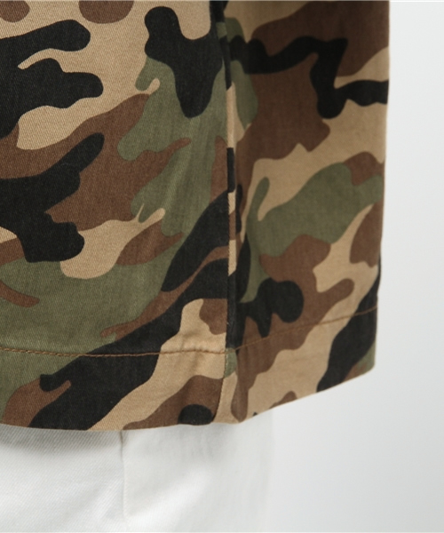 WEGO（ウィゴー）の「WEGO/ミリタリーシャツ（シャツ/ブラウス・レディース・カーキ/その他1・FREE）」の9枚目の写真