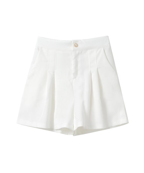 RiCO SUCRE(リコシュクレ)の「タックフレアショートパンツ(その他パンツ・キッズ・ブラック/サックスブルー/オフホワイト・160/130/140/165/150)」の4枚目の写真