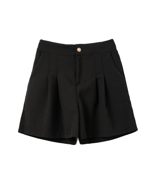 RiCO SUCRE(リコシュクレ)の「タックフレアショートパンツ(その他パンツ・キッズ・ブラック/サックスブルー/オフホワイト・160/130/140/165/150)」の5枚目の写真