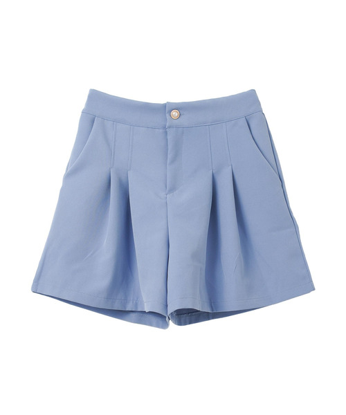 RiCO SUCRE(リコシュクレ)の「タックフレアショートパンツ(その他パンツ・キッズ・ブラック/サックスブルー/オフホワイト・160/130/140/165/150)」の6枚目の写真