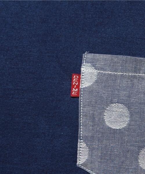 Denime（ドゥニーム）の「INDIGO DYE PK TEE（Tシャツ/カットソー・メンズ・インディゴブルー・MEDIUM/SMALL/LARGE）」の8枚目の写真
