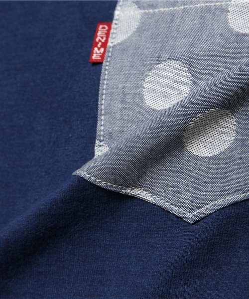 Denime（ドゥニーム）の「INDIGO DYE PK TEE（Tシャツ/カットソー・メンズ・インディゴブルー・MEDIUM/SMALL/LARGE）」の10枚目の写真