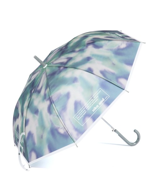 niko and...（ニコアンド）の「オリジナルタイダイ柄ビニール傘（長傘・レディース・ベージュ/ブルー・0）」の18枚目の写真