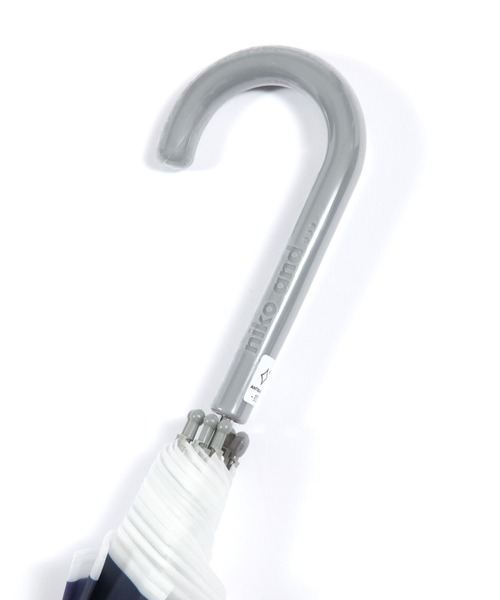 niko and...（ニコアンド）の「オリジナルタイダイ柄ビニール傘（長傘・レディース・ベージュ/ブルー・0）」の11枚目の写真