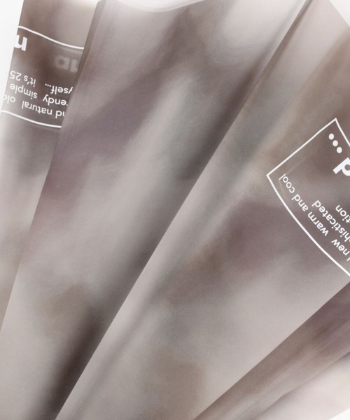 niko and...（ニコアンド）の「オリジナルタイダイ柄ビニール傘（長傘・レディース・ベージュ/ブルー・0）」の7枚目の写真