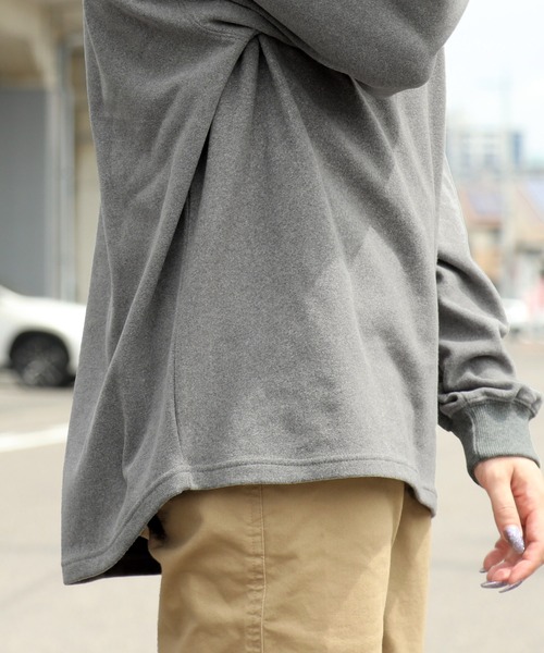 KRIFF MAYER Lady's Collection(クリフメイヤーレディースコレクション)の「もちのびタートルネックロンT(Tシャツ/カットソー・レディース・ブルーグリーン/ブラック/グレー/ナチュラル/カラフル/ブラウン・LARGE/MEDIUM)」の20枚目の写真