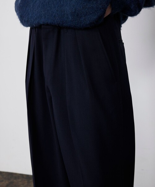 BEAMS(ビームス)の「ワイドストレート 2プリーツ スラックス(スラックス・メンズ・ブラック/グレー/ネイビー/その他・L/M/S/XL)」の5枚目の写真