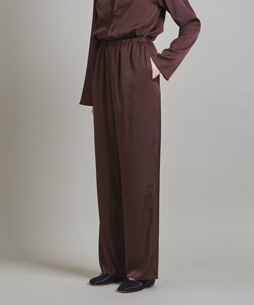 LOEFF(ロエフ)の「<LOEFF>フリュイド パンツ(その他パンツ・レディース・ダークブラウン/ダークグレー・0/1)」の9枚目の写真