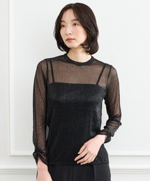 AIMER | プチハイネックラメトップス(Tシャツ/カットソー)