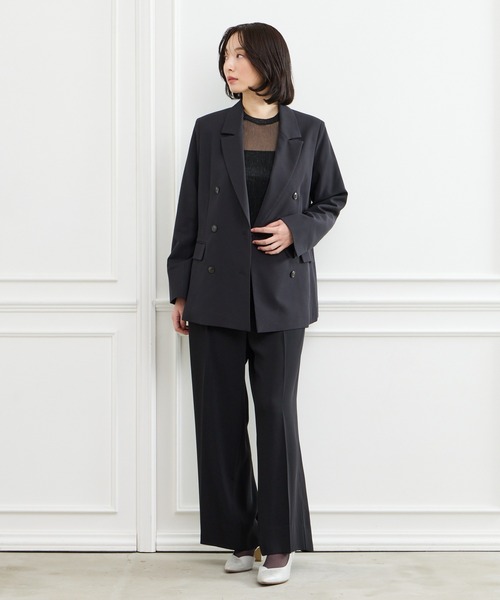 AIMER（エメ）の「プチハイネックラメトップス（Tシャツ/カットソー・レディース・ブラック・LARGE/MEDIUM）」の5枚目の写真